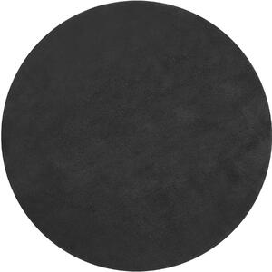 Tectake Koberec s krátkým vlasem Soft Zone - antracit,Ø 120 cm