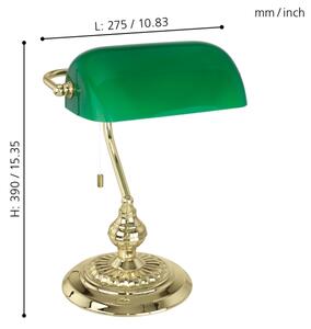 Eglo 90967 - BANKER Stolní lampa E27/60W/230V