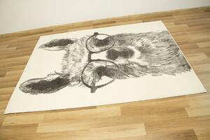 Makro Abra Dětský kusový koberec Lima 9506A Lama krémový šedý Rozměr: 120x170 cm