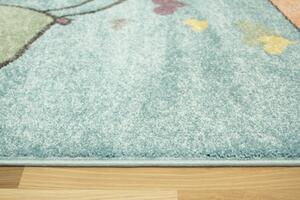 Makro Abra Dětský kusový koberec Lima 9393B Baletka modrý růžový Rozměr: 100x150 cm