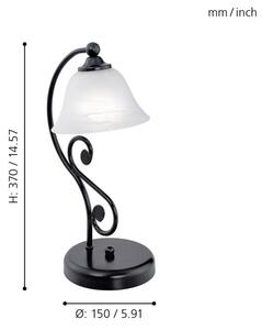 Eglo 91007 - Stolní lampa MURCIA E14/40W/230V