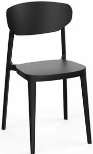 Jídelní židle MARE Rojaplast Černá