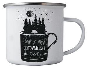 Bohemia Gifts Plechový hrnek - Pro cestovatele, 350 ml