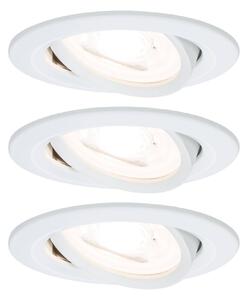 Paulmann 93467 vestavné svítidlo, LED, GU10, 19.5 W, bílá (matná), sada 3 ks