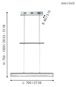Eglo 93625 - LED stmívatelné svítidlo CARDITO 1 LED/24W/230V