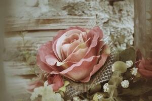 Fototapeta elegantní vintage růže - 300x200 cm