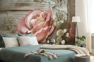 Fototapeta elegantní vintage růže - 150x100 cm