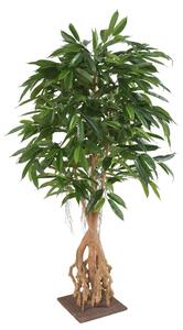 Umělý strom Ficus longifolia s kořeny deluxe, 180cm