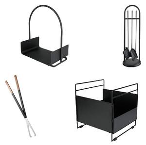 Livarno® Krbové nářadí / Koš na palivové dřevo (100393988)