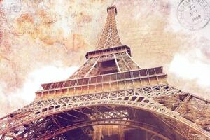 Samolepící tapeta Eiffelova věž v Paříži - 375x250 cm