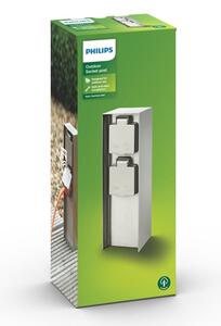 Philips 17108/47/46 - Venkovní zásuvkový sloupek MYGARDEN ROCK 230V IP44