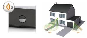 Philips 17274/93/16-LED Venkovní svítidlo se senzorem RACCOON LED/3W/230V IP44