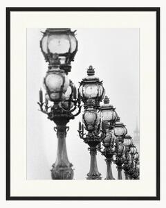 Zarámovaný nástěnný obraz Bridge In Paris