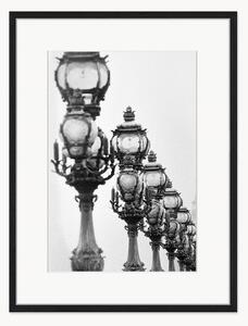 Zarámovaný nástěnný obraz Bridge In Paris