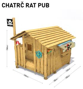 Dětský domeček Monkey´s Home Chatrč pirát Rat Pub 