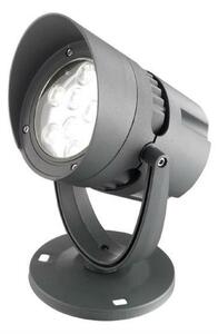 NOVA LUCE venkovní reflektor NORTH hliník tmavě šedá a sklo LED 18W 3000K 100-240V 48st. IP65 742071