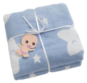 Modrá dětská deka 120x100 cm Star - Minimalist Cushion Covers