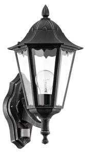 Eglo 93458 - Venkovní nástěnné svítidlo s čidlem NAVEDO 1xE27/60W/230V IP44