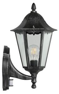 Eglo 93458 - Venkovní nástěnné svítidlo s čidlem NAVEDO 1xE27/60W/230V IP44