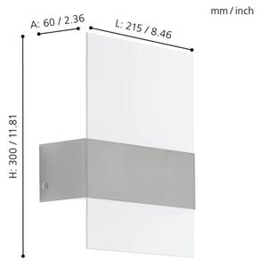Eglo 93438 - LED venkovní osvětlení NADELA 2xLED/2,5W/230V IP44