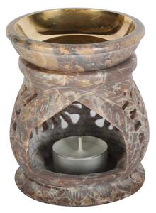Orientální vonná lampa Namaste - hnědá