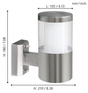 Eglo 94277 - LED venkovní osvětlení BASALGO 1 LED/3,7W/230V IP44