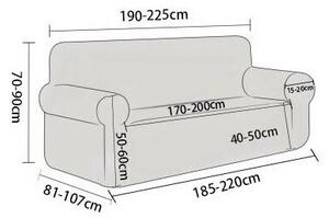 4Home Napínací potah na sedačku Magic clean tmavě šedá, 190 - 230 cm