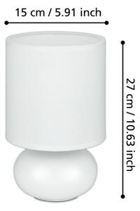 Eglo 93046 - Stolní lampa TRONDIO 1xE14/40W/230V