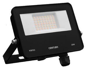 CENTURY LED reflektor PORTEO černá 20W 3000/4000/6500K IP65