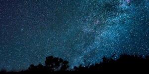 Obraz mléčná dráha mezi hvězdami - 100x50 cm