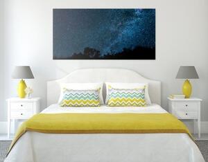Obraz mléčná dráha mezi hvězdami - 100x50 cm