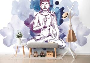 Samolepící tapeta ilustrace Buddhy - 300x200 cm