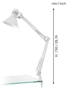 Eglo 90872 - Stolní lampa FIRMO 1xE27/40W/230V