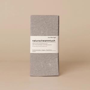 Nordesign Přírodní houbová utěrka Grey - 2 ks NRD102