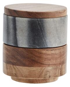 Slánka a pepřenka Grey Marble Box