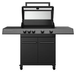 Kingstone Beast Black Edition Plynový gril Cliff 4500, počet hořáků: 4 ks, grilovací plocha: 72 × 45 cm, 14 kW