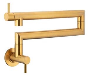 KFA Armatura 6623-030-31 - Kuchyňská baterie s kloubem DUERO POT FILLER zlatá