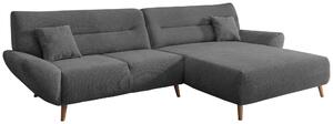 ROHOVÁ SEDAČKA, dřevo, textil, antracitová MID.YOU - Sedací soupravy, Online Only