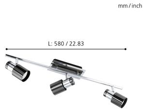 Eglo 30834 - LED bodové svítidlo DAVIDA 1 3xGU10/5W/230V