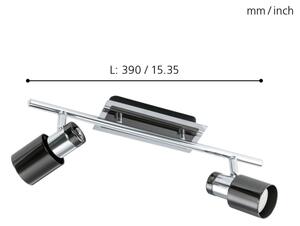 Eglo 30833 - LED bodové svítidlo DAVIDA 1 2xGU10/5W/230V