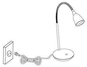 Eglo 93078 - LED stolní lampa DURENGO LED/3W/230V