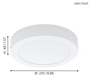 Eglo 94075 - LED stropní svítidlo FUEVA 1 LED/16,47W/230V