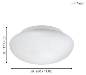 Eglo 81636 - Stropní svítidlo ELLA 1xE27/60W/230V