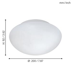 Eglo 81635 - Stropní svítidlo ELLA 1xE27/60W/230V