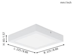 Eglo 94077 - LED stropní svítidlo FUEVA 1 LED/16,47W/230V