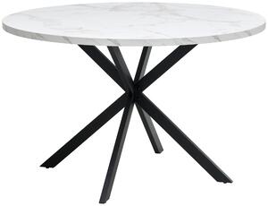 JÍDELNÍ STŮL, černá, bílá, 120/120/75 cm MID.YOU - Jídelní stoly, Online Only