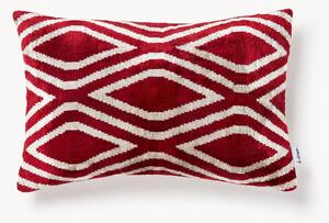 Sametový hedvábný povlak na polštář s abstraktním vzorem Velvety