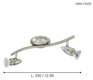 Eglo 92642 - LED Bodové svítidlo MAGNUM 2xGU10/3W/230V