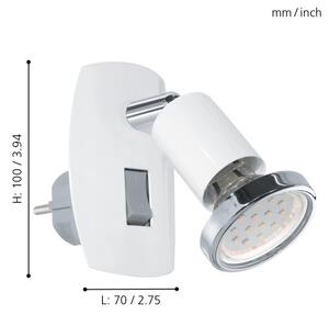 Eglo 92925 - LED svítidlo do zásuvky MINI 4 1xGU10-LED/3W/230V