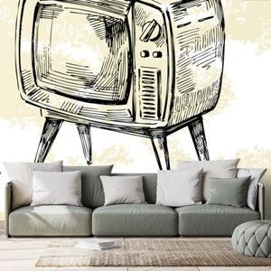 Tapeta retro televizor - 300x200
